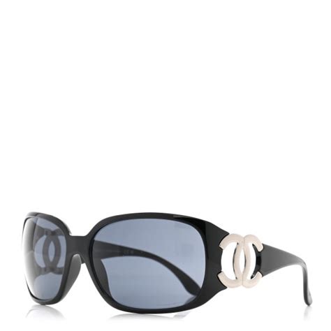 chanel sunglasses 6014 black|CHANEL Acetate CC Sunglasses 6014 Black .